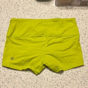 Lululemon neon boogie shorts